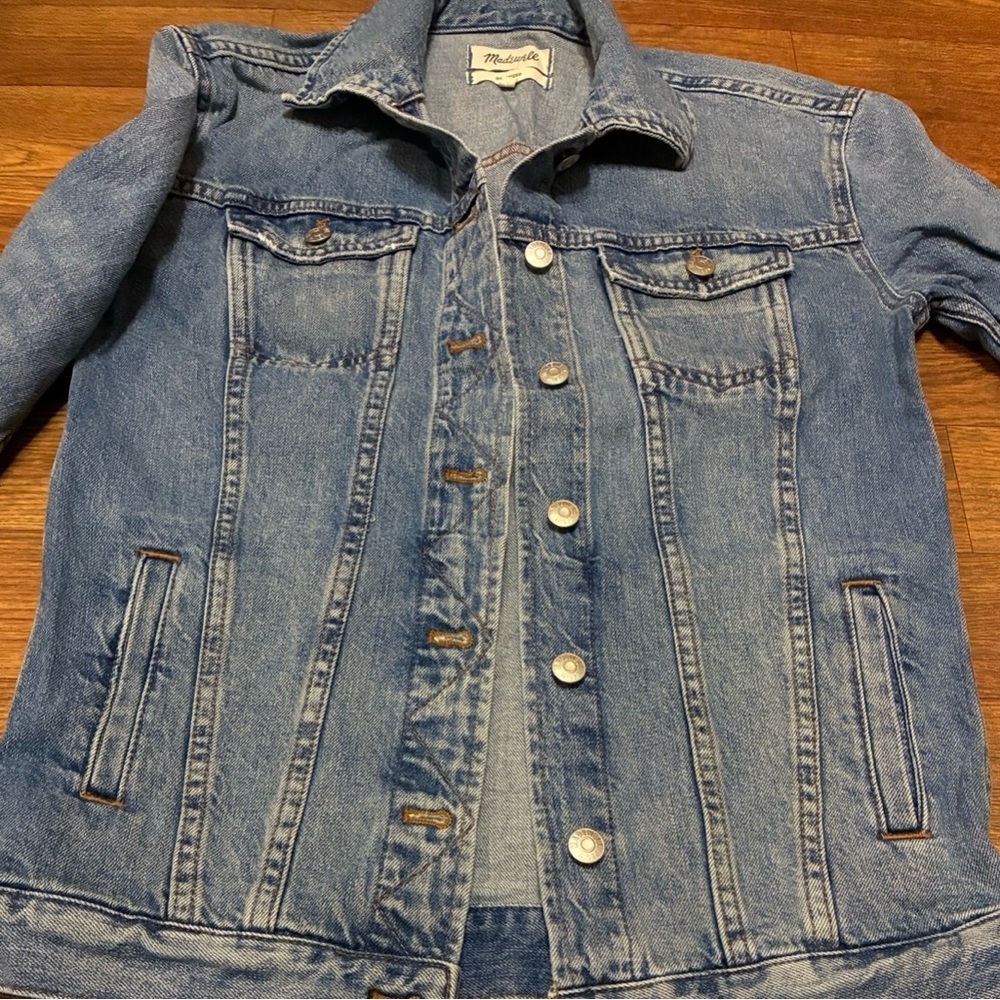 Women’s Madewell Classic Blue Denim Jean Jacket Size XXSmall